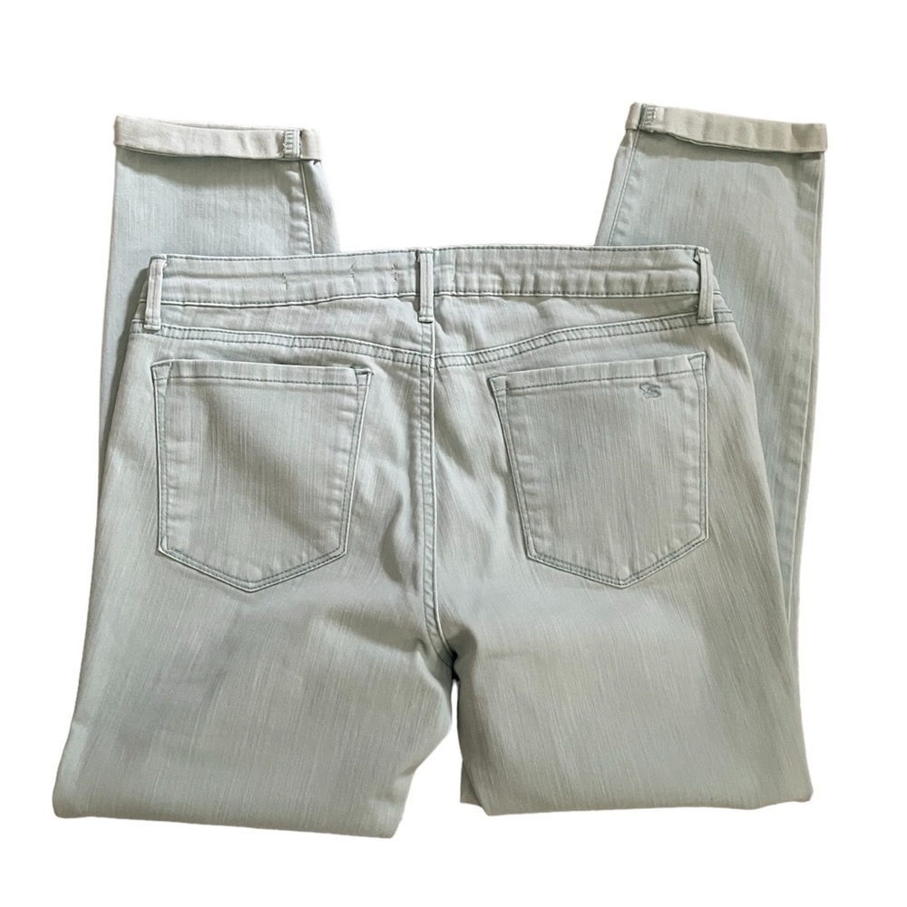 Jessica Simpson Rolled Crop Skinny Jeans Sky Blue - Size 12/31 - Picture 3 of 11
